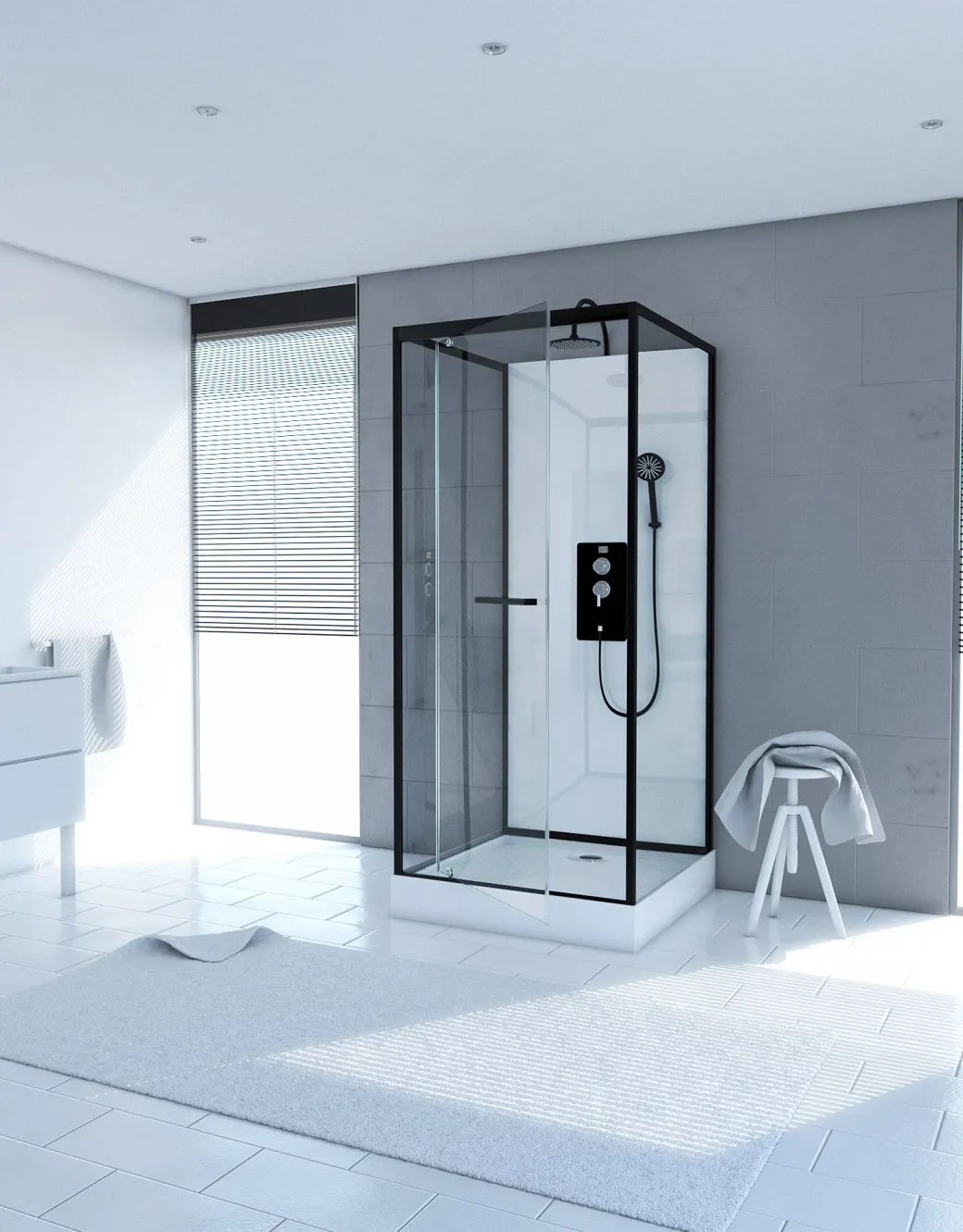 Aurlane Douchecabine City 90X90X219-230Cm Vierkant|Brico Clearance
