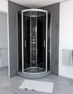 Aurlane Douchecabine Hammam Dark Night 95X95X215Cm|Brico