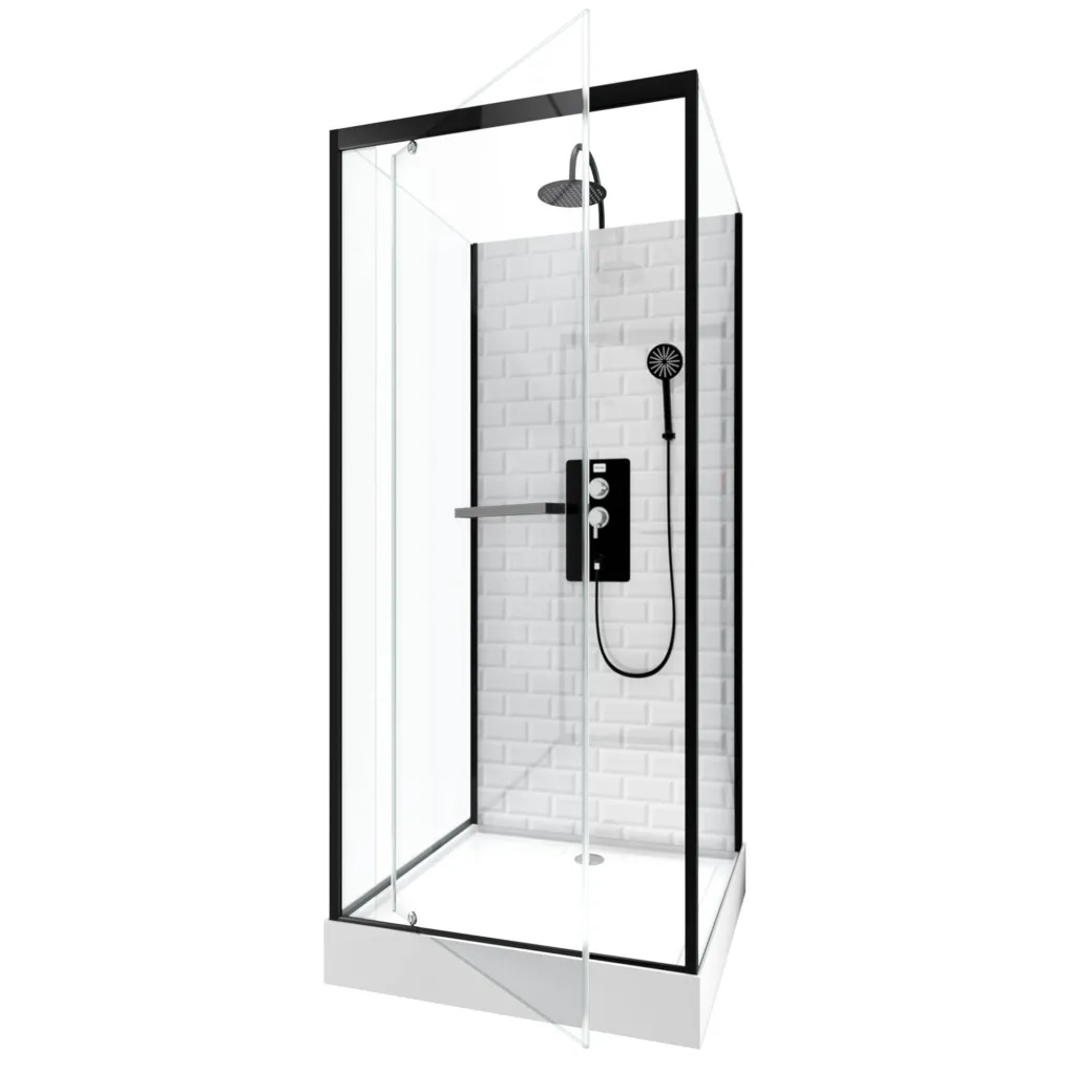Aurlane Douchecabine Metro 90X90X219-230Cm Vierkant|Brico Discount