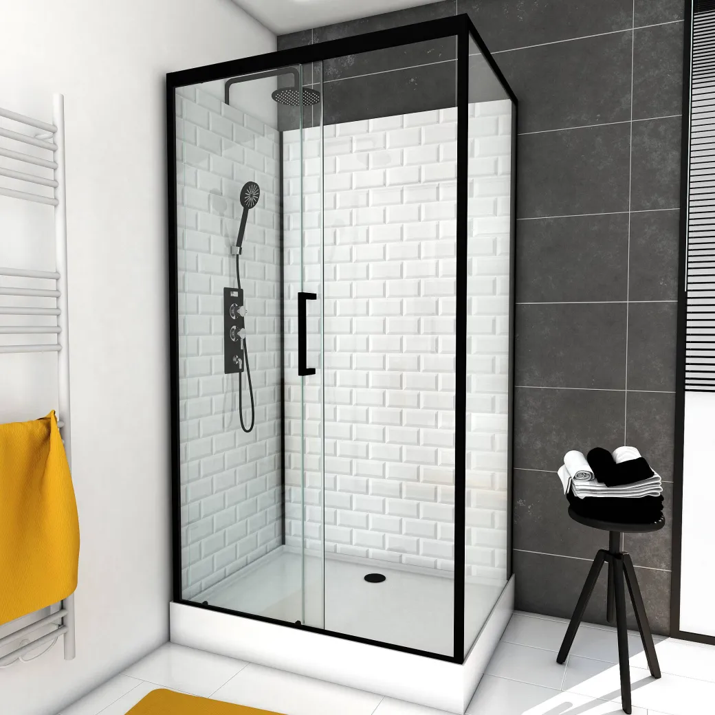 Aurlane Douchecabine Metro 110X80X219-230Cm Rechthoekig|Brico New