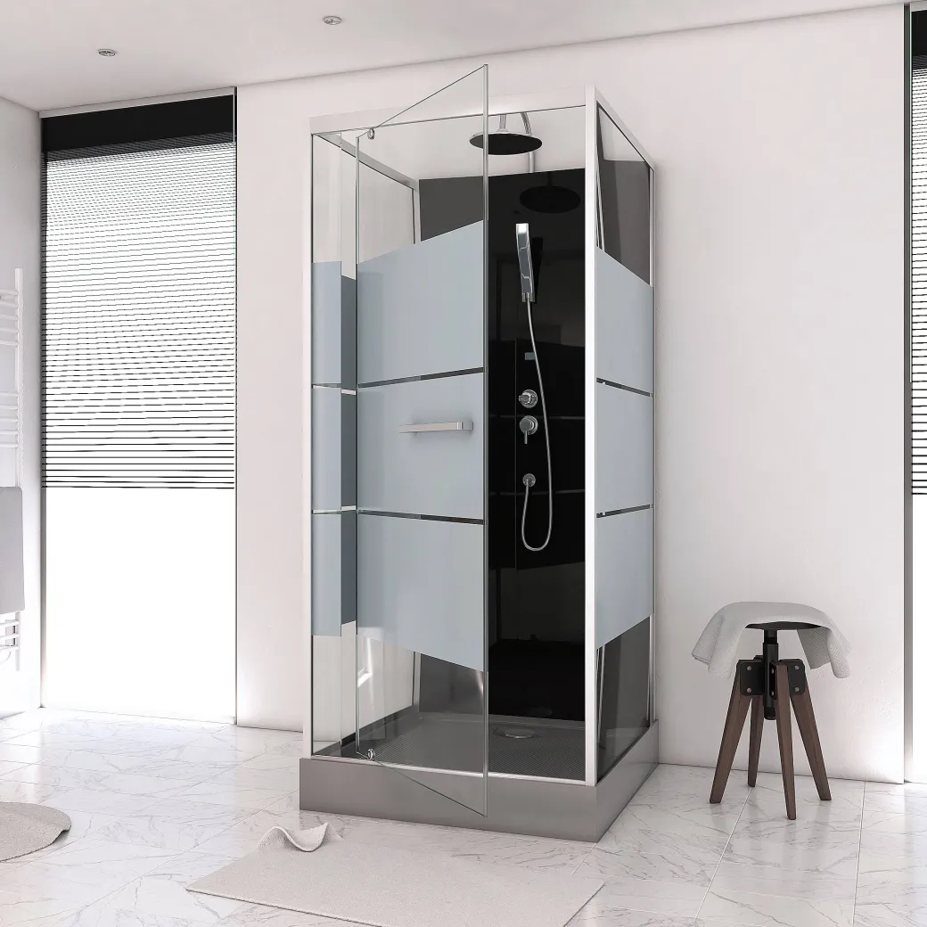 Aurlane Douchecabine Study Chroom 80X80X219-230Cm|Brico