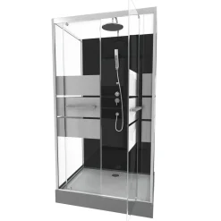 Aurlane Douchecabine Study Chroom 110X80Cm|Brico Outlet