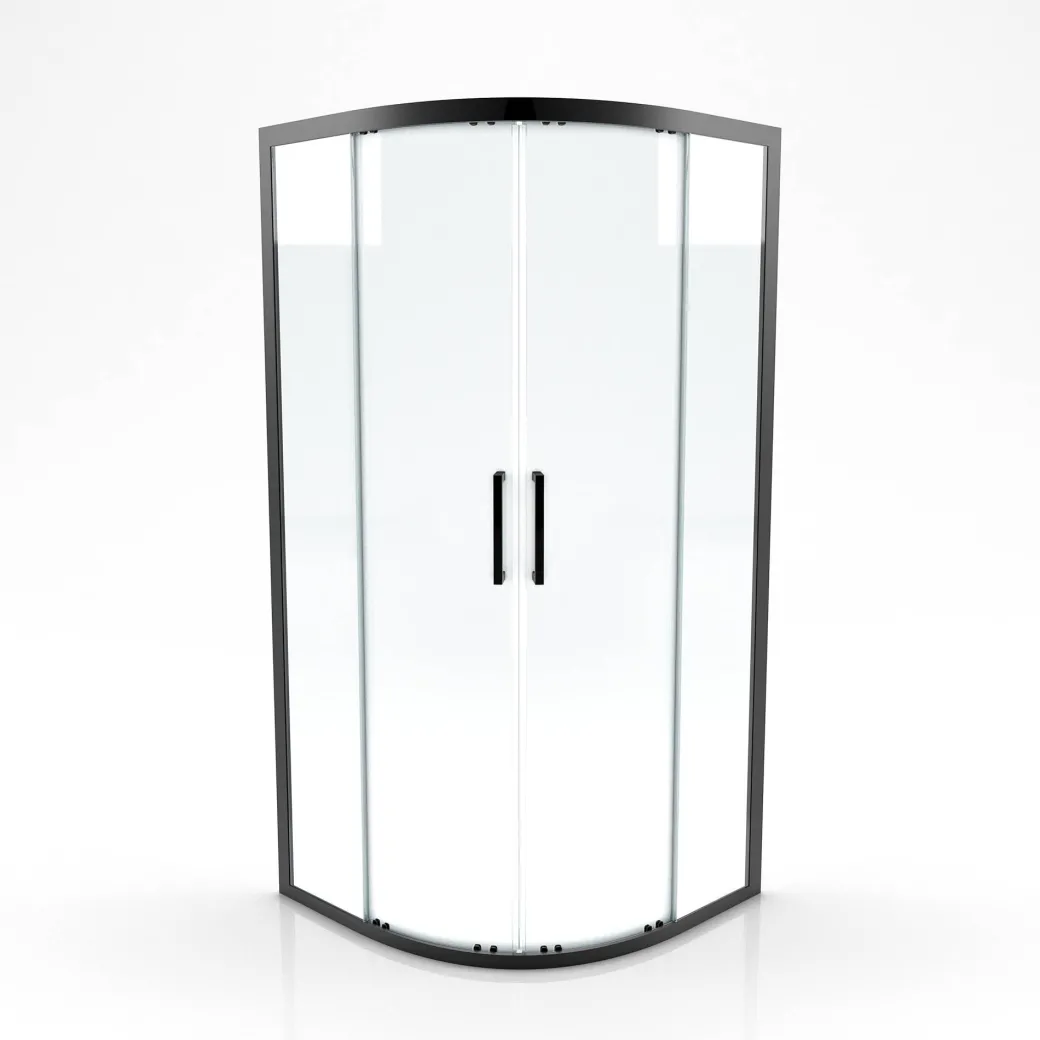 Aurlane Douchedeur Factory Rond 90X90X200Cm Zwart|Brico Best