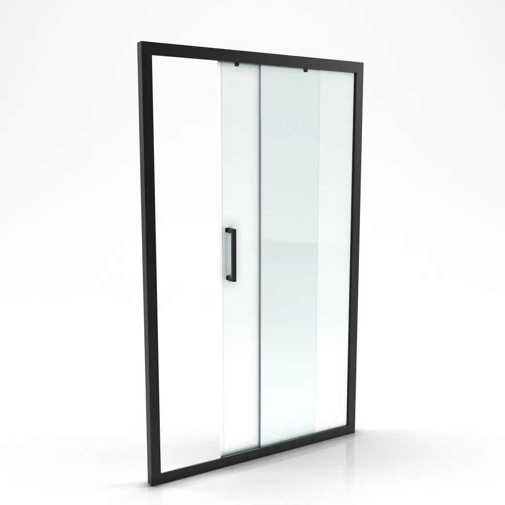 Aurlane Douchedeur Factory 120X200Cm Schuif Zwart|Brico Clearance