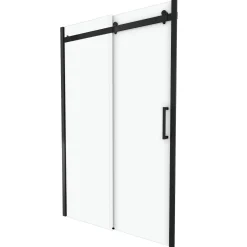 Aurlane Schuifdeur Roll Black 140Cm 8Mm Dik Veiligheidsglas|Brico Hot