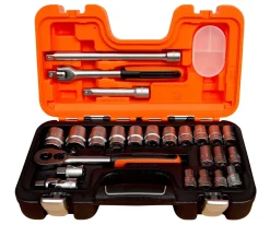Bahco Doppenset Met Ratel – 24 Stuks|Brico Outlet