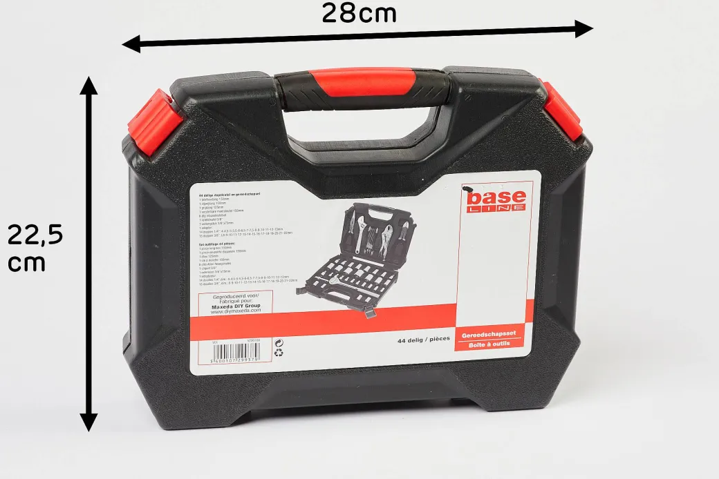 Baseline Gereedschapset Dopsleutels – 45 Stuks|Brico