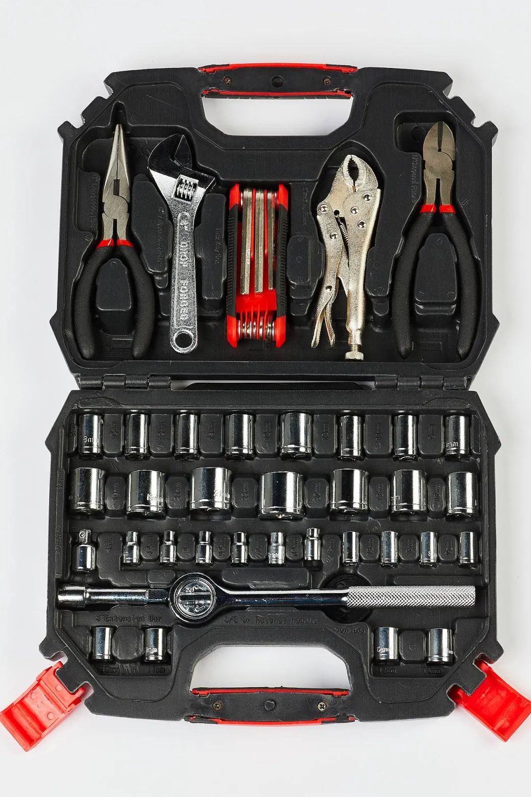 Baseline Gereedschapset Dopsleutels – 45 Stuks|Brico