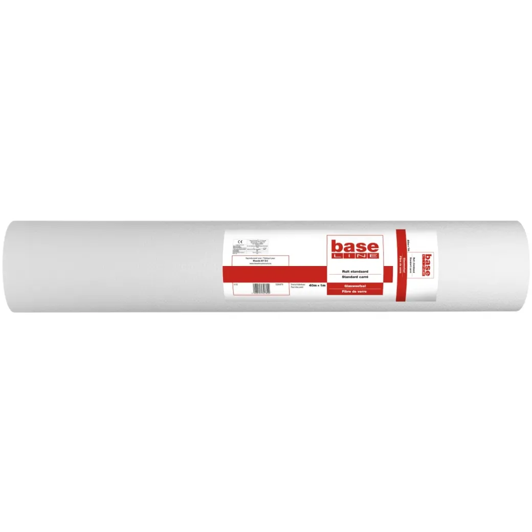 Brico Glasvezelbehang-Baseline Glasweefselbehang Ruit 40M 100Gram