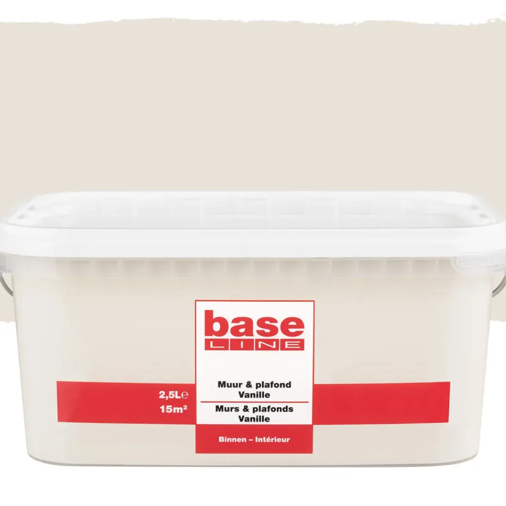 Brico Muurverf-Baseline Muur & Plafond Vanille 2,5L