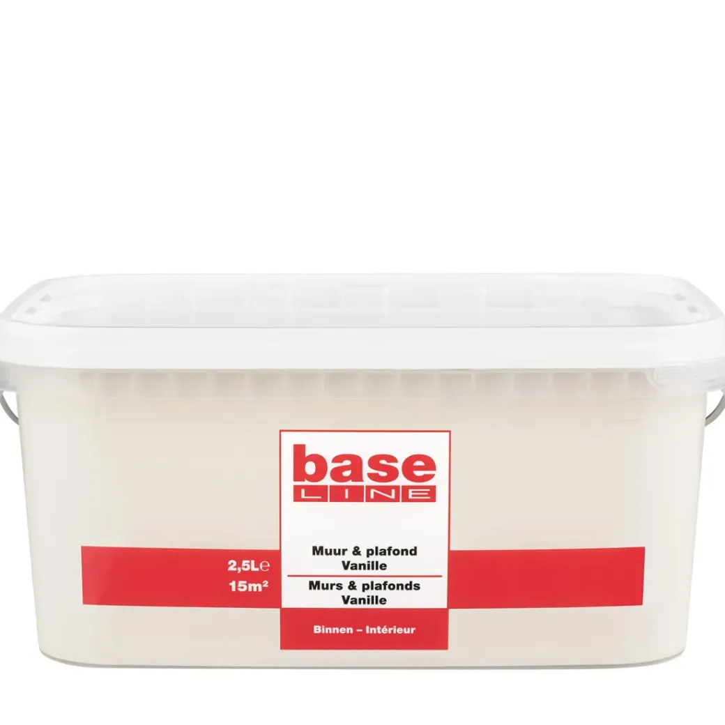 Brico Muurverf-Baseline Muur & Plafond Vanille 2,5L