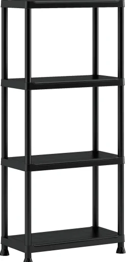 Baseline Opbergrek 60/4 Zwart 30X60X135Cm|Brico