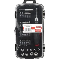 Baseline Ratelschroevendraaier + Bitset – 35 Stuks|Brico Online