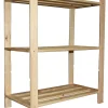 Baseline Rek 3 Legplanken In Massief Den 90X70X30Cm|Brico Discount