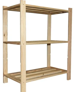 Baseline Rek 3 Legplanken In Massief Den 90X70X30Cm|Brico Discount