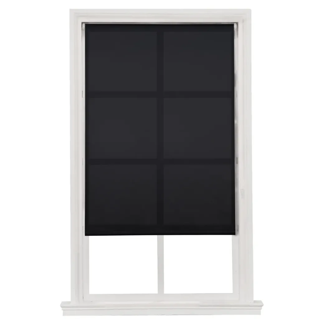 Brico Rolgordijnen-Baseline Rolgordijn Lichtdoorlatend Zwart 120X175Cm