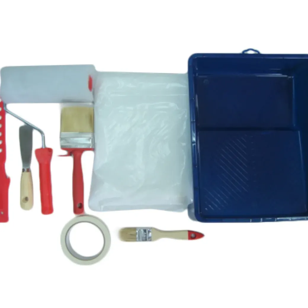 Brico Verfborstels-Baseline Set Muurverf - 8 Pcs