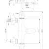 Baseline Thermostatische Badmengkraan Chroom 15Cm|Brico Online