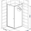 Baseline Vaste Wand 90X185Cm Wit|Brico Clearance