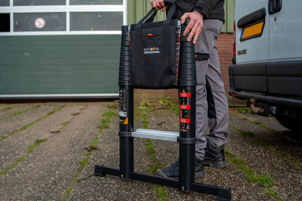 Batavia Professionele Telescoopladder 3.81M|Brico Sale