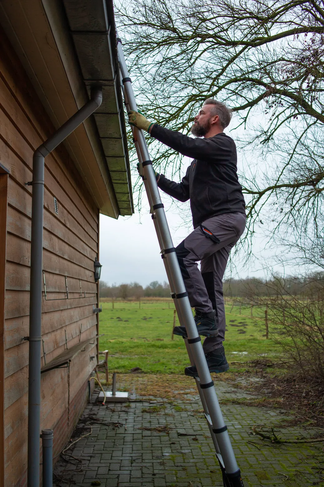 Batavia Professionele Telescoopladder 3.81M|Brico Sale