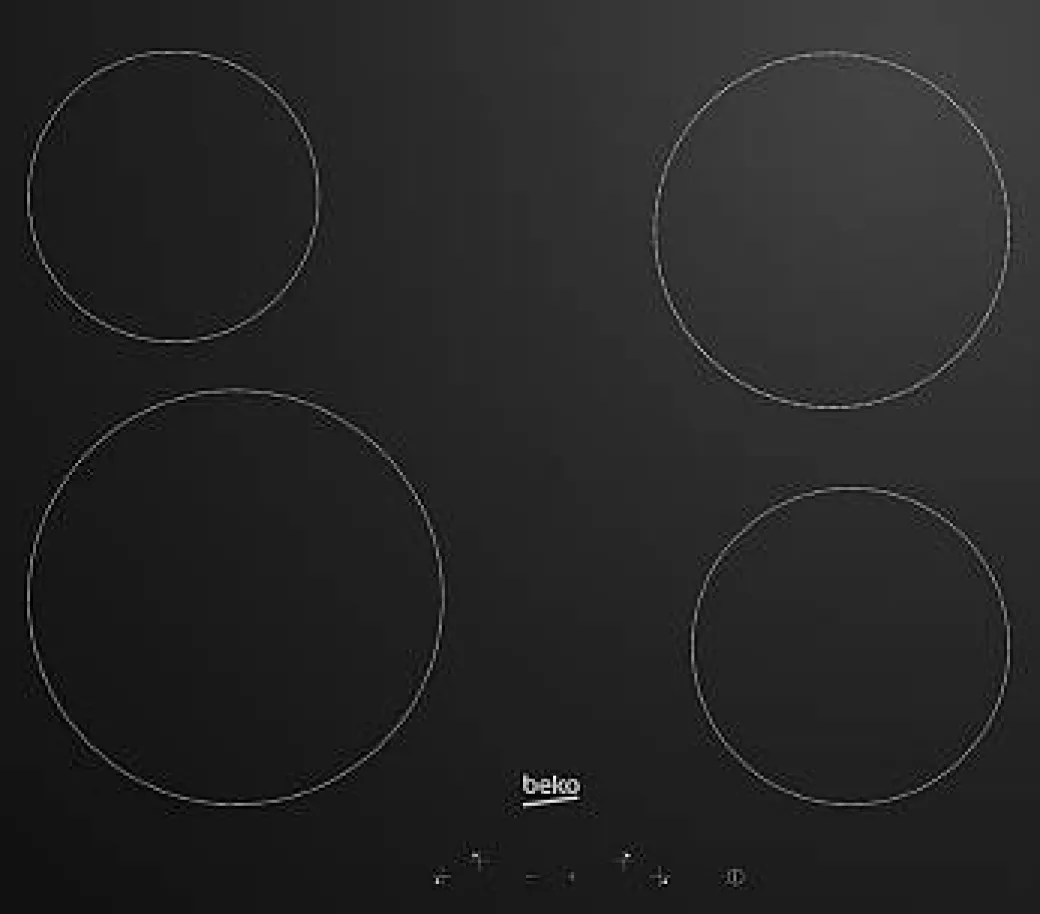 Beko Vitrokeramische Kookplaat Hic 64401 Zwart 58X51Cm 6800W|Brico Clearance