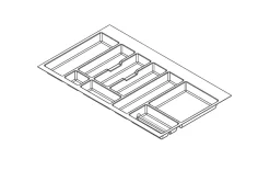 Bestekbak 90Cm Kunststof Donkergrijs|Brico Sale
