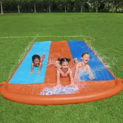 Brico Waterspeelgoed-Bestway H2Ogo Triple Waterglijbaan 488 Cm