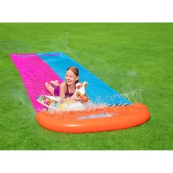 Brico Waterspeelgoed-Bestway H2Ogo! Waterglijbaan Lama Rama Race