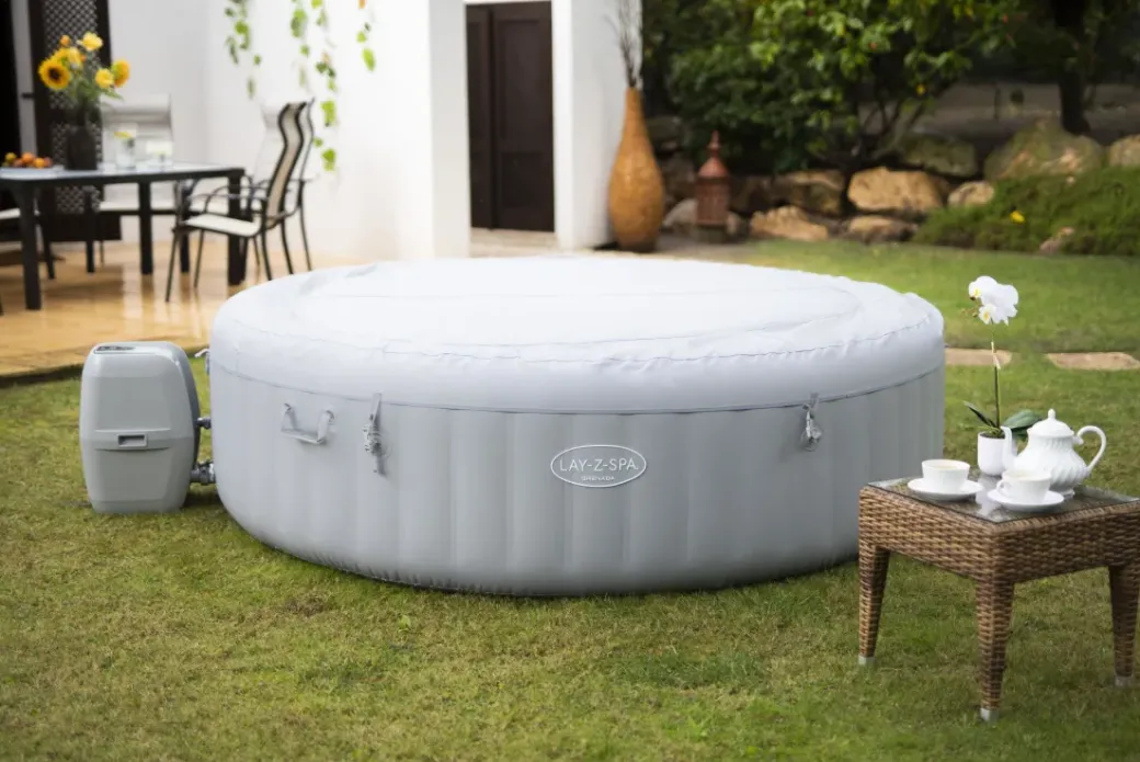 Brico Spa En Jacuzzi-Bestway Jacuzzi Lay-Z Spa 60135 1350L Gris O236X71Cm
