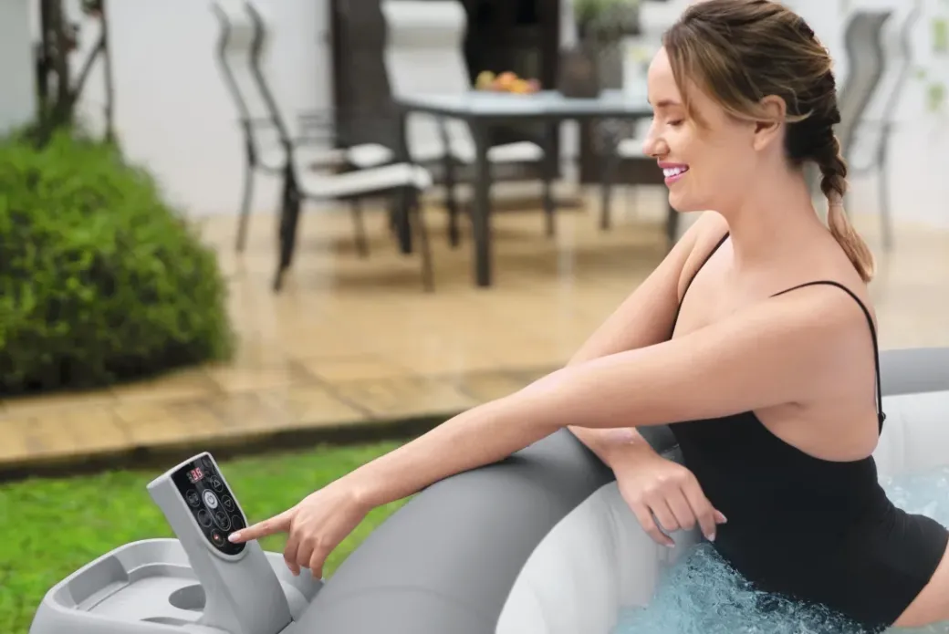 Brico Spa En Jacuzzi-Bestway Jacuzzi Lay-Z Spa 60135 1350L Gris O236X71Cm