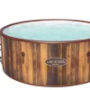 Brico Spa En Jacuzzi-Bestway Jacuzzi Lay-Z-Spa Helsinki 60025 1123L Imitatie Hout O180X66Cm