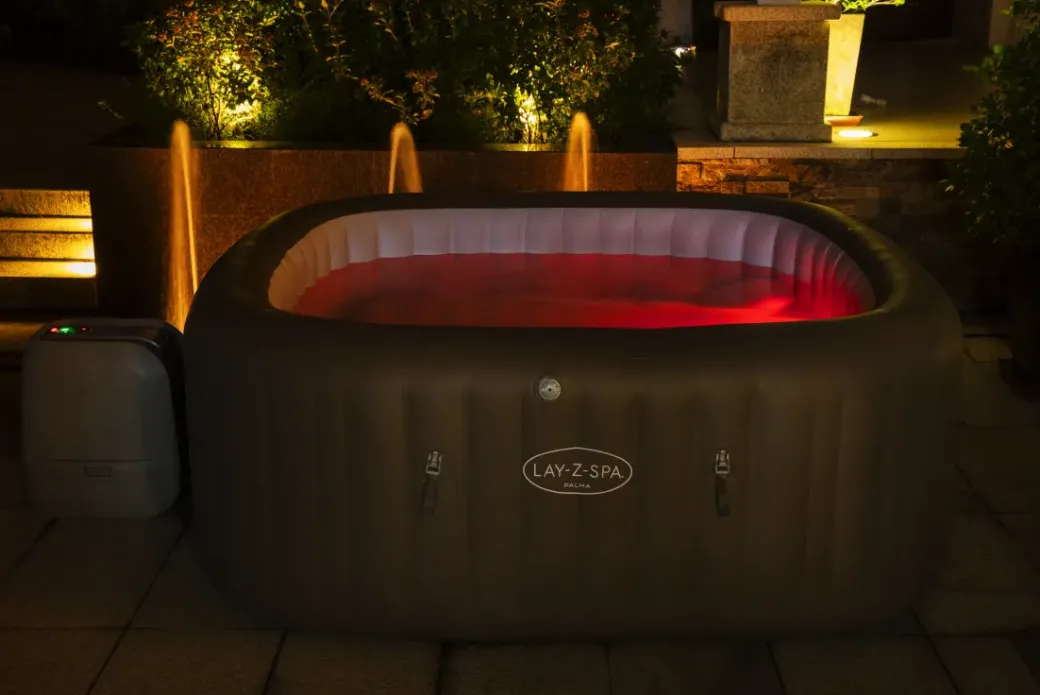 Brico Spa En Jacuzzi-Bestway Jacuzzi Lay-Z-Spa Palma Hydrojet Pro 60057 1050L O201X80Cm