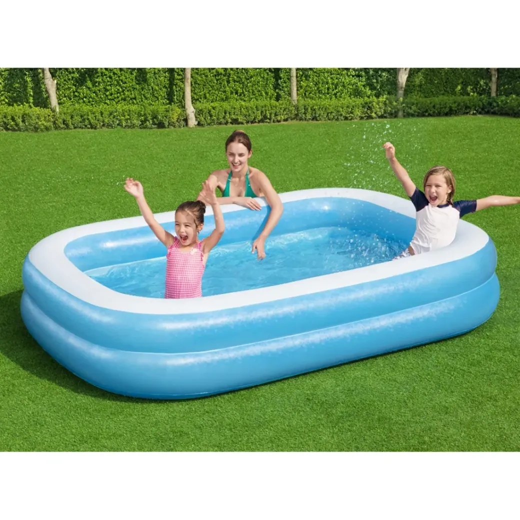 Brico Opzetzwembaden Zonder Pomp-Bestway Opblaasbaar Familie Zwembad 262 X 175 Cm
