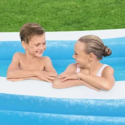 Brico Opblaaszwembaden-Bestway Opblaasbaar Familie Zwembad 305 X 183 Cm