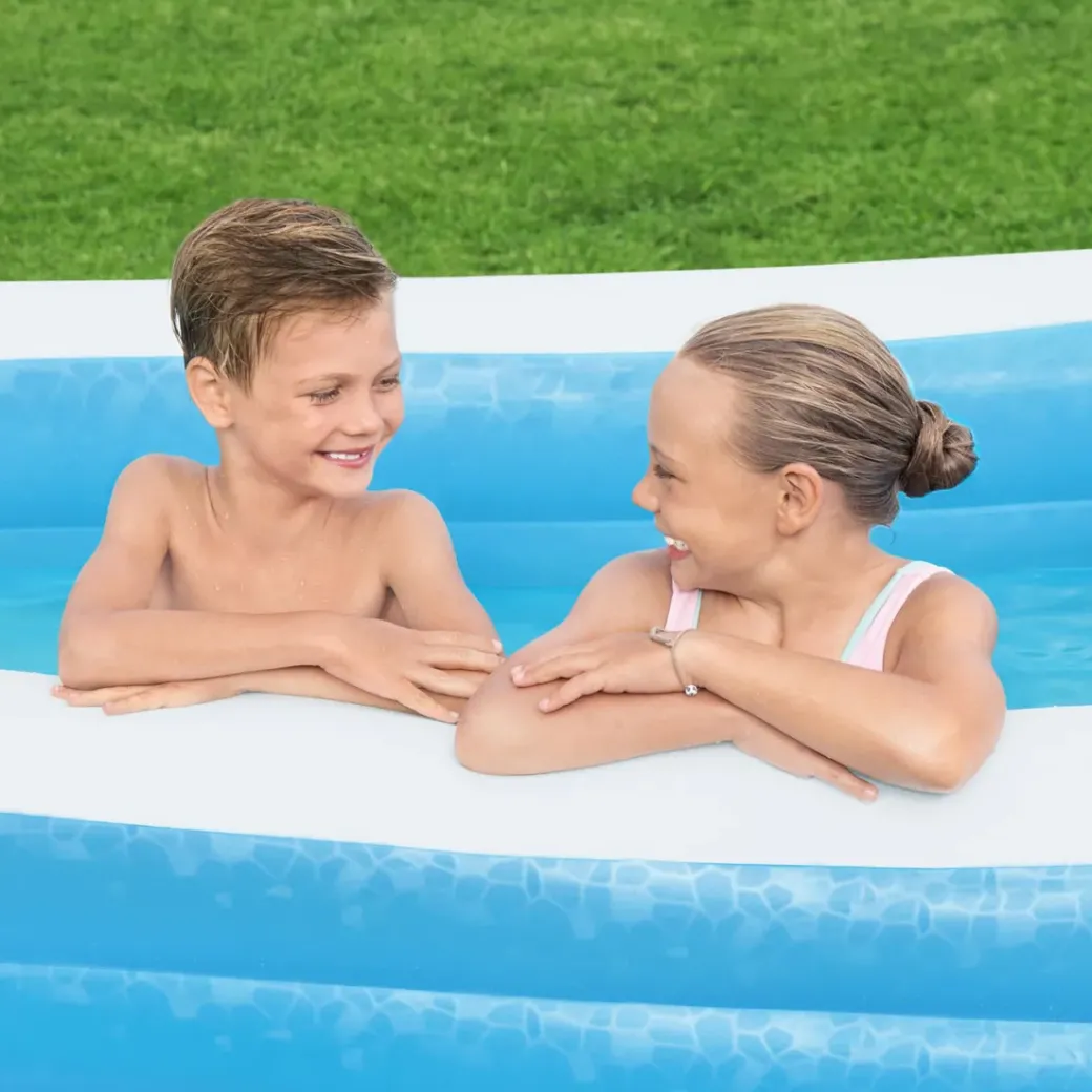 Brico Opblaaszwembaden-Bestway Opblaasbaar Familie Zwembad 305 X 183 Cm