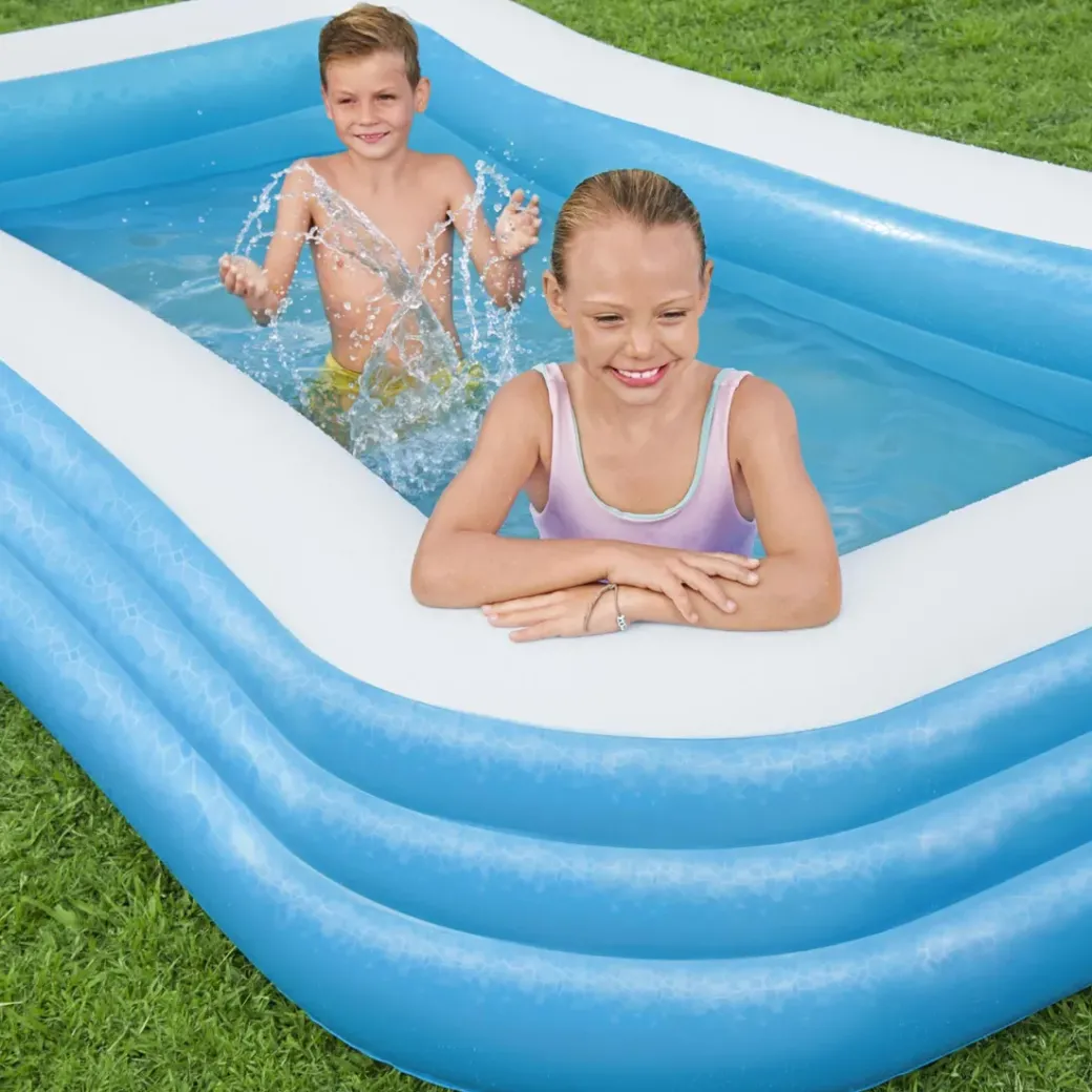 Brico Opblaaszwembaden-Bestway Opblaasbaar Familie Zwembad 305 X 183 Cm