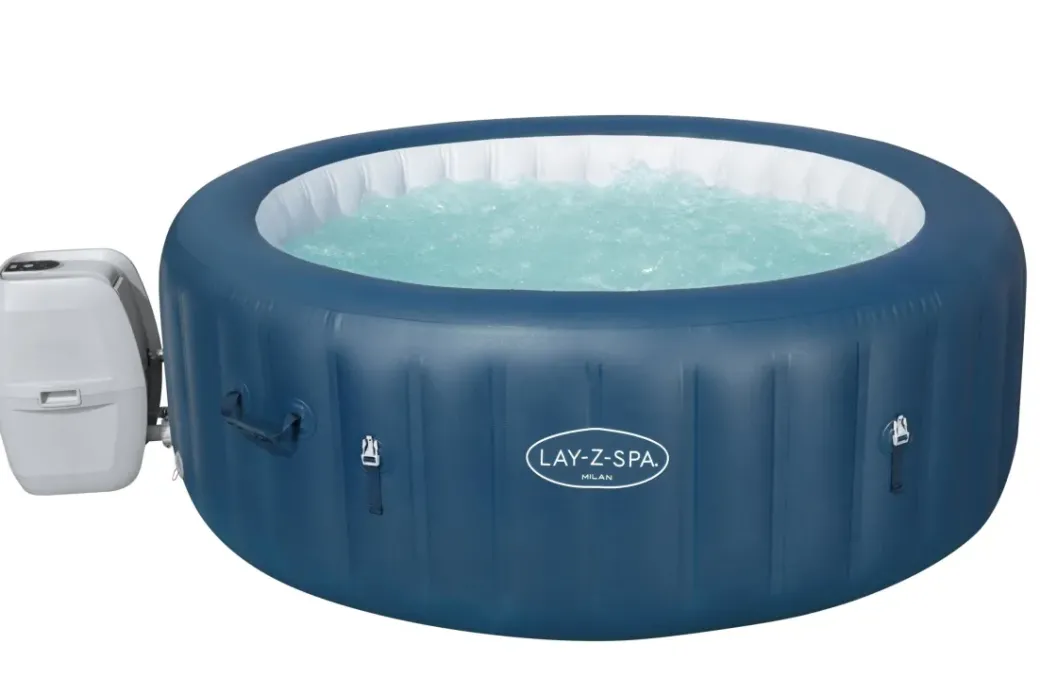 Brico Spa En Jacuzzi-Bestway Opblaasbare Jacuzzi Lay-Z-Spa Milan Airjet Plus Blauw 916L O196X71Cm