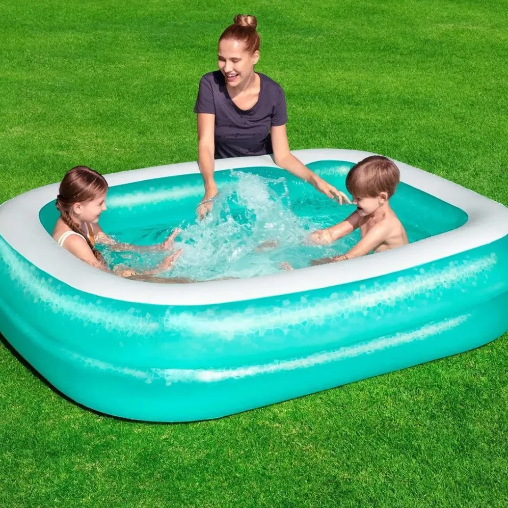 Brico Opblaaszwembaden-Bestway Opblaaszwembad Rechthoek 201X150X51Cm