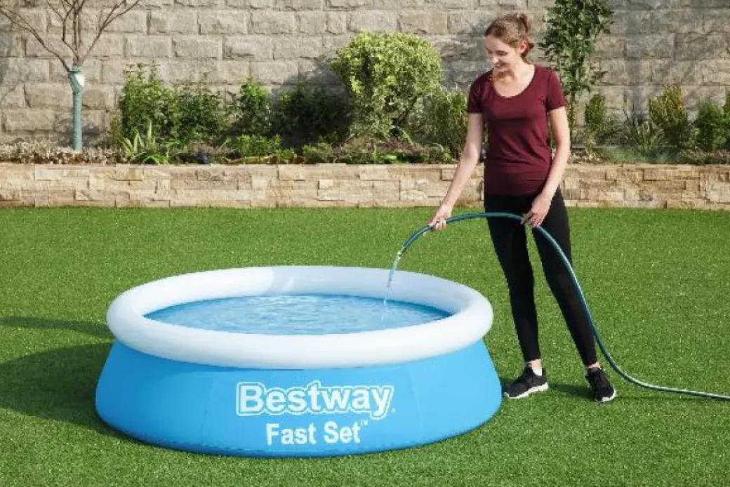Brico Opblaaszwembaden-Bestway Opblaaszwembad Rond O183X51Cm