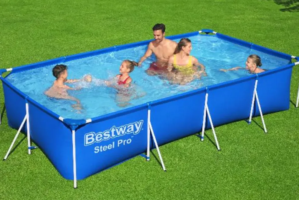 Brico Opzetzwembaden Zonder Pomp-Bestway Opzetzwembad Steel Pro Power 400X211X81Cm