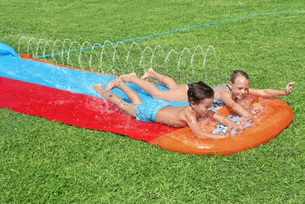 Brico Waterspeelgoed-Bestway Waterglijbaan 52478 488Cm
