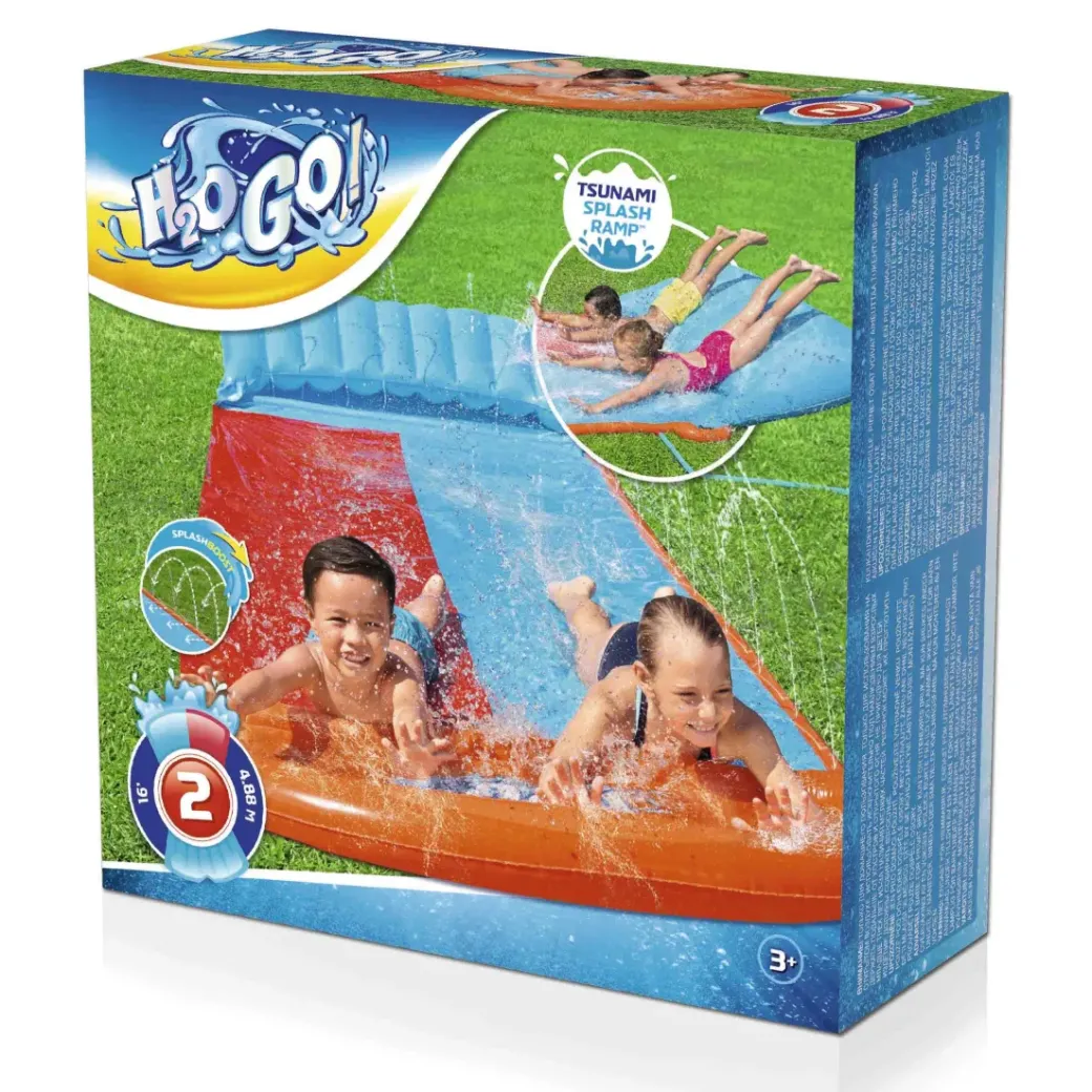 Brico Waterspeelgoed-Bestway Waterglijbaan 52478 488Cm