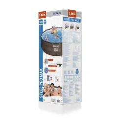 Brico Opzetzwembaden Zonder Pomp-Bestway Zwembad Steel Pro Max Rotan 366 Cm