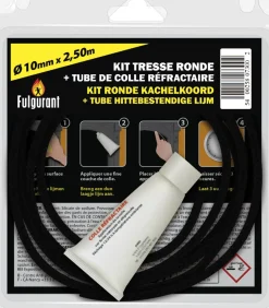 Brico Onderhoud<Bevil Kit Ronde Kachelkoord Fulgurant 10 Mm Met Hittebestendige Lijm Tube