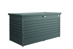 Brico Opbergboxen Tuin-Biohort Kussenbox Hobby 160 Donkergrijs Metallic 79X160Cm