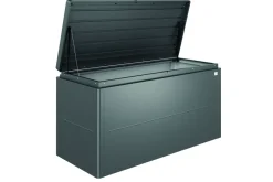 Brico Opbergboxen Tuin-Biohort Kussenbox Lounge 200 Donkergrijs Metallic 84X200Cm