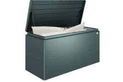 Brico Opbergboxen Tuin-Biohort Kussenbox Lounge 200 Donkergrijs Metallic 84X200Cm