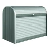 Brico Opbergboxen Tuin-Biohort Opbergbox Storemax 160 Kwartsgrijs Metallic 78X163Cm