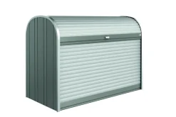 Brico Opbergboxen Tuin-Biohort Opbergbox Storemax 190 Kwartsgrijs Metallic 97X190Cm